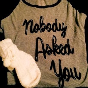 Night Gown & Fuzzy Socks Combo